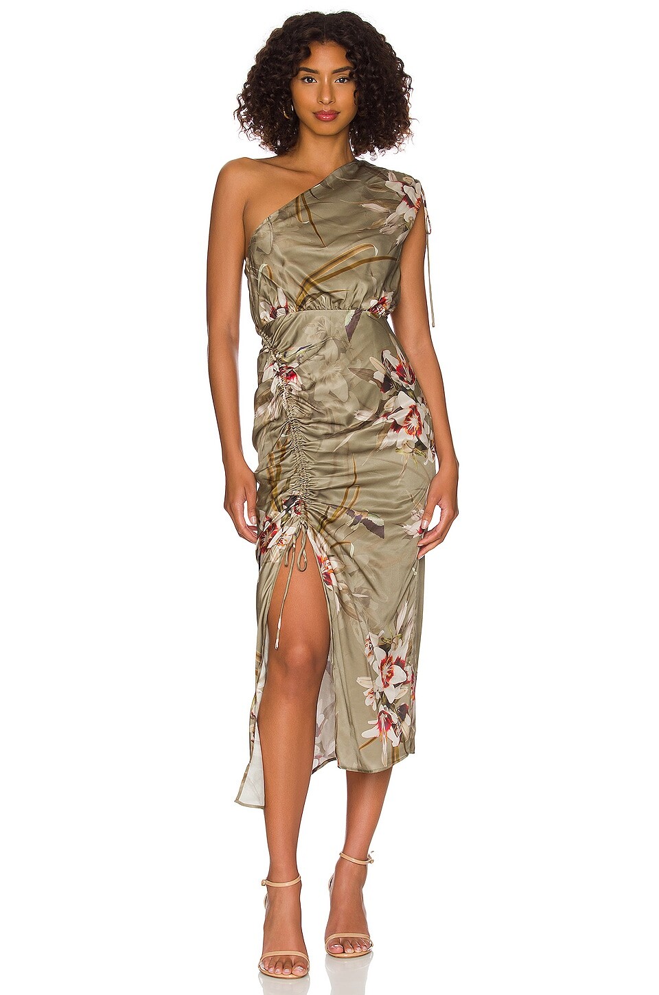 

Платье ALLSAINTS Ira Dorada, цвет Khaki Green