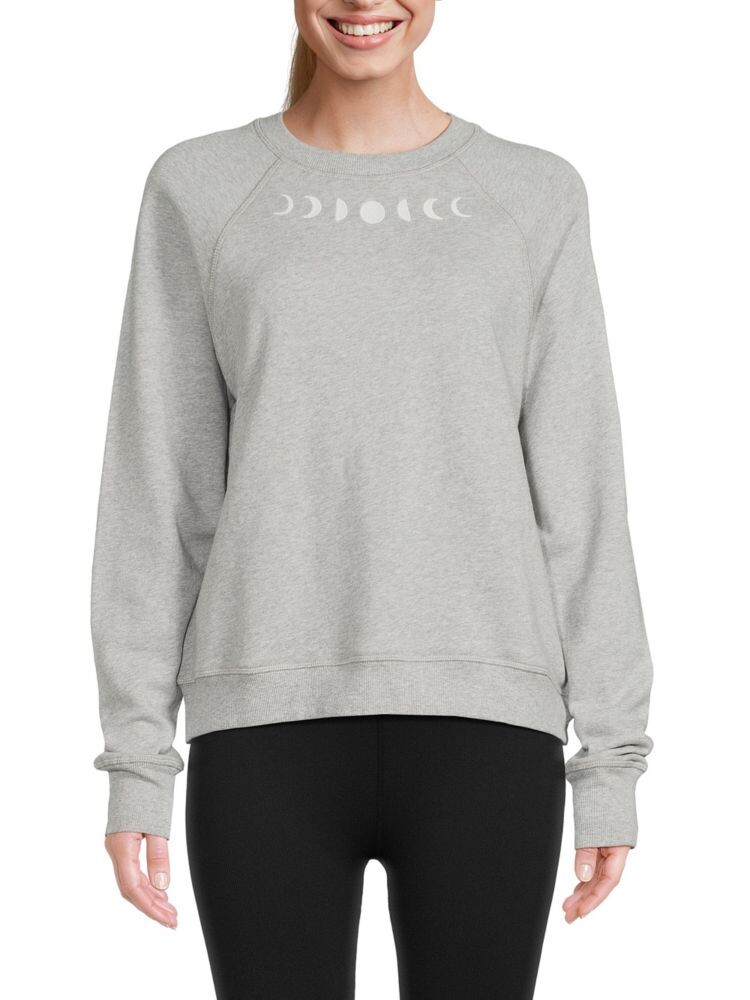 

Толстовка с рукавами реглан Moon Phase Spiritual Gangster, цвет Heather Grey