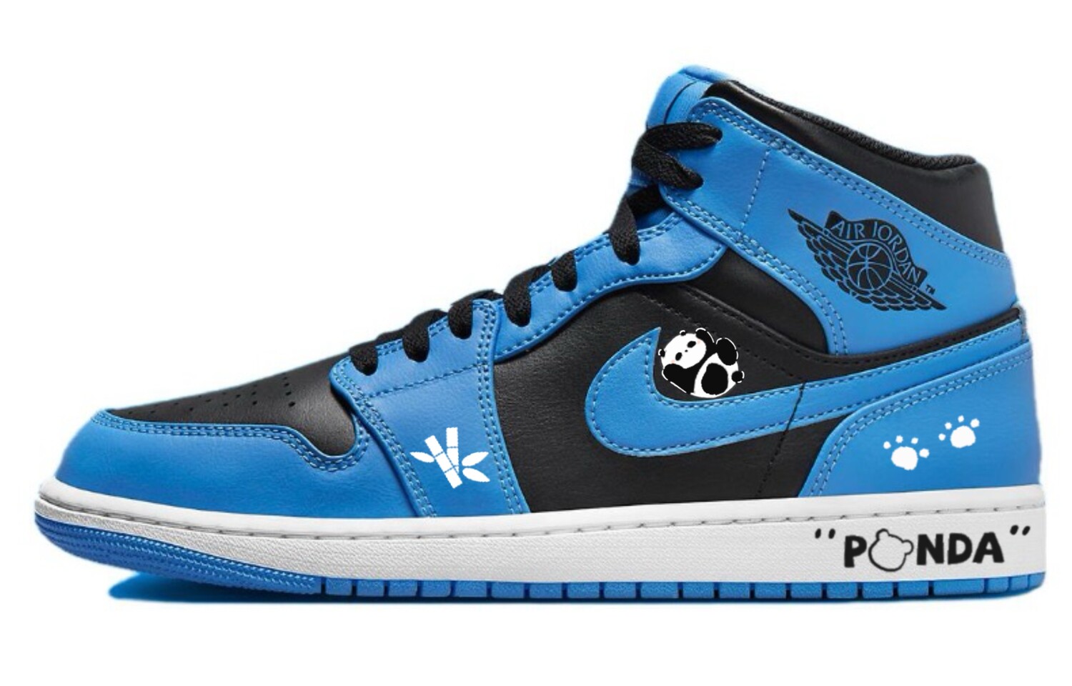

Баскетбольные кроссовки Air 1 Vintage Men Mid-Top Blue/Black Jordan