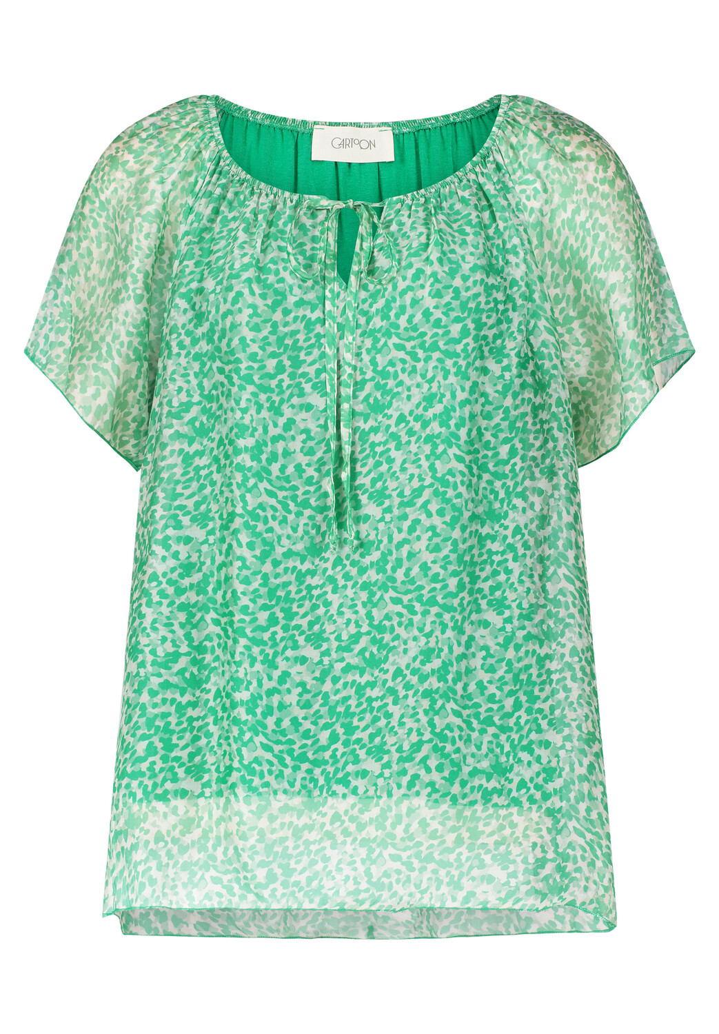 

Блуза CARTOON Casual mit Muster, цвет Green/White