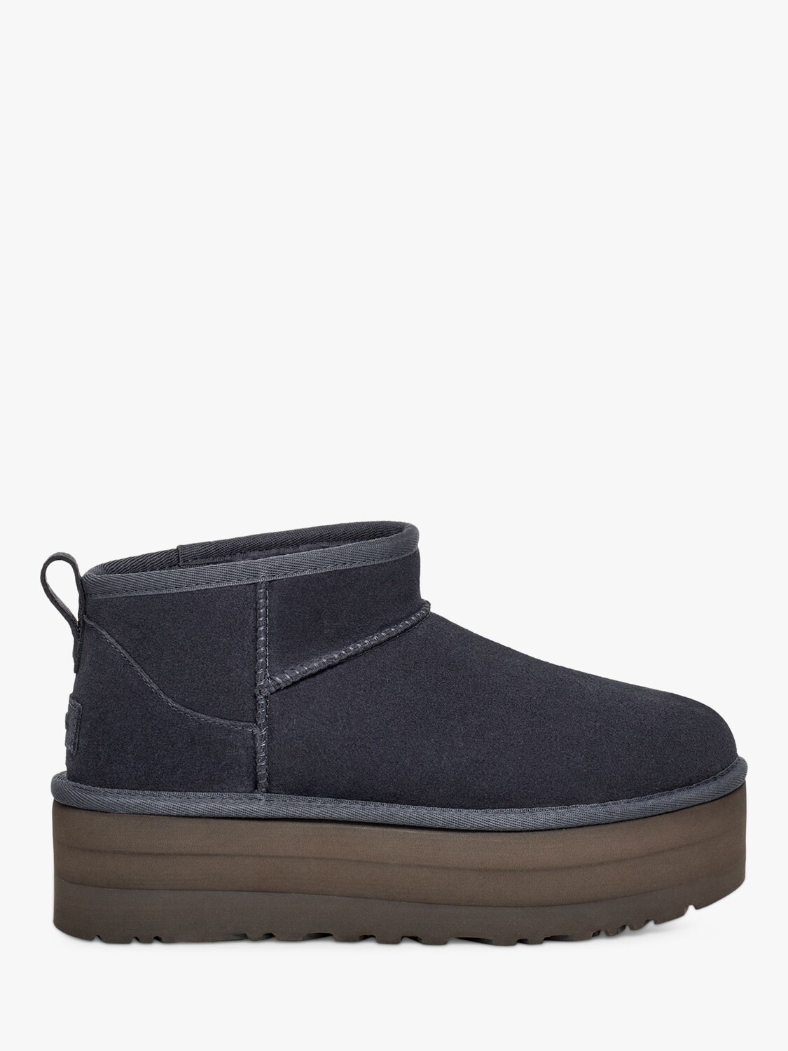 

Классические замшевые ботинки на платформе ультра-мини UGG, ева блю