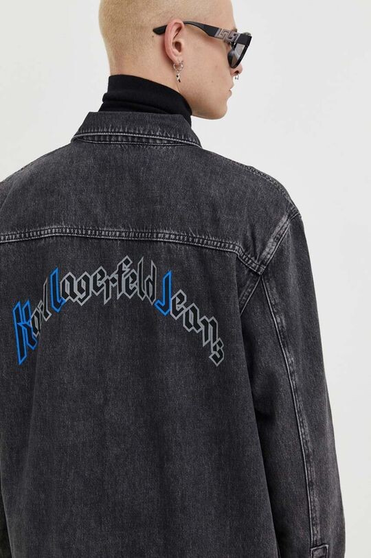 

Джинсовая рубашка Karl Lagerfeld Jeans, серый