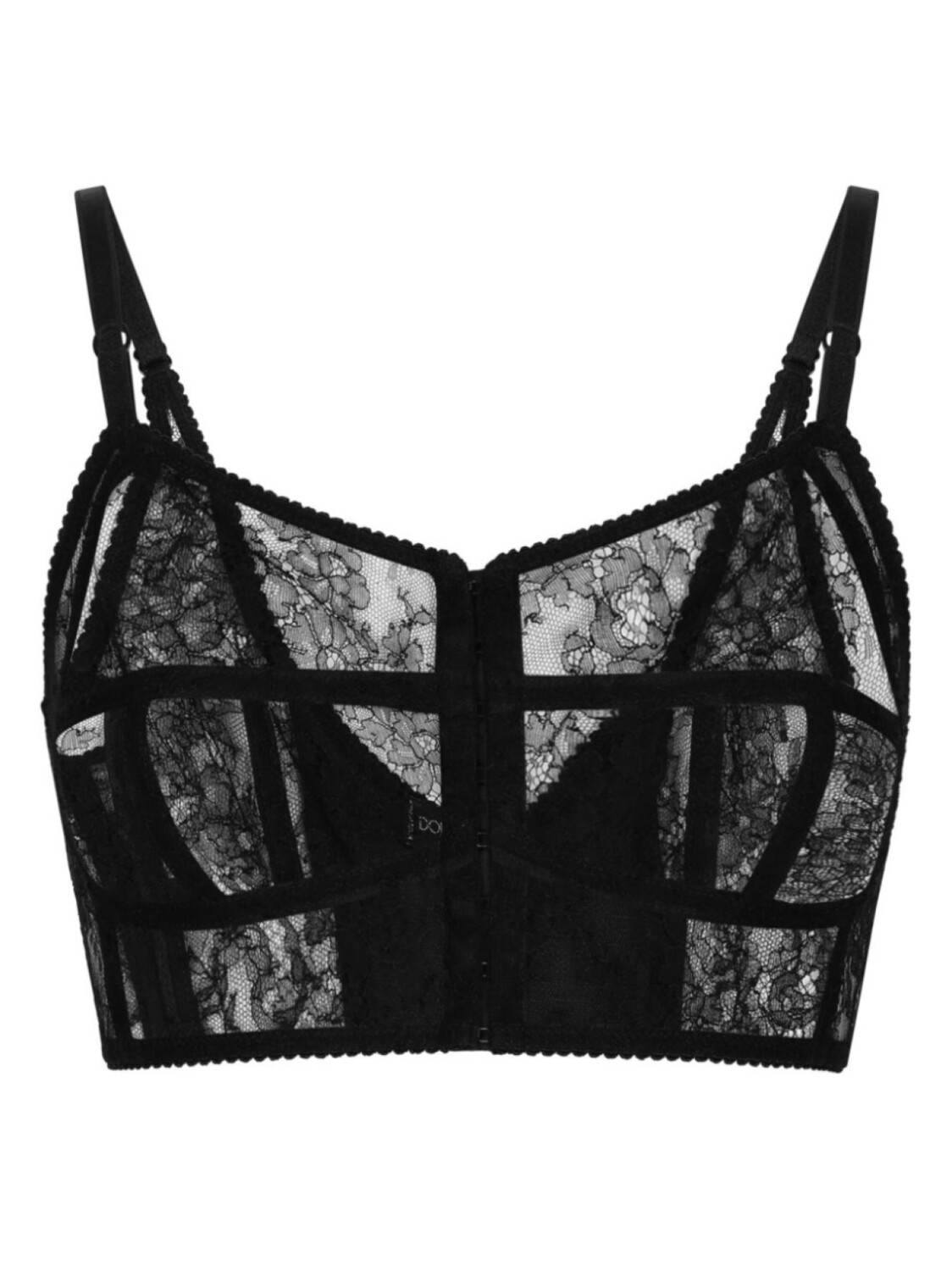 

Dolce & Gabbana кружевной бюстгальтер-бюстье, черный