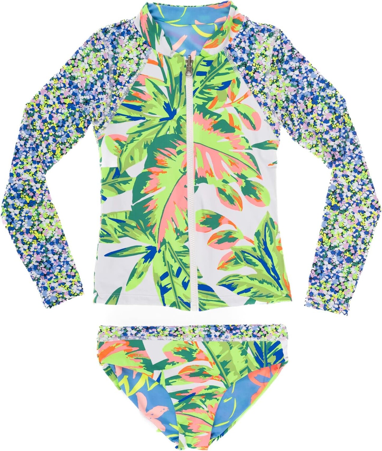 

Купальник Maaji Kids Greenleaf Cheery Rashguard, белый