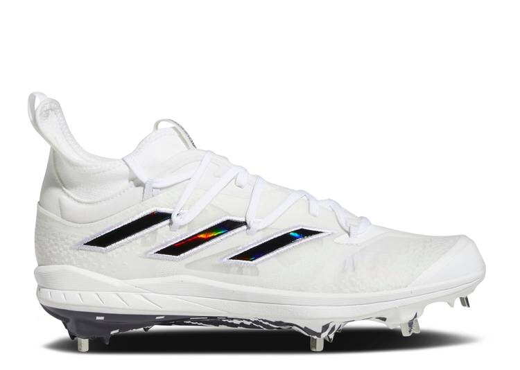 Кроссовки Adidas ADIZERO AFTERBURNER NWV 'WHITE BLACK IRIDESCENT', белый