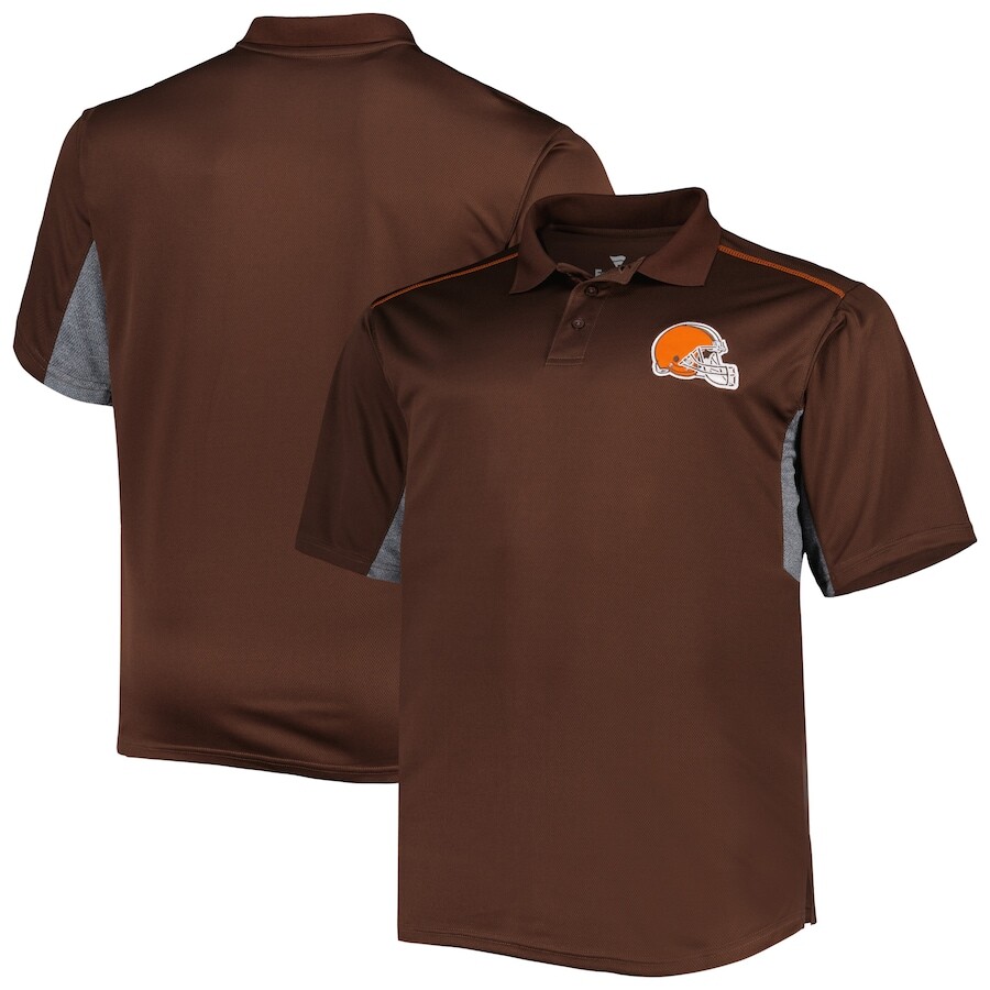 

Поло с коротким рукавом Fanatics Branded Cleveland Browns, коричневый