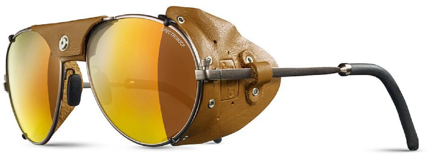 Солнцезащитные очки Cham Glacier - матовый черный Julbo, коричневый