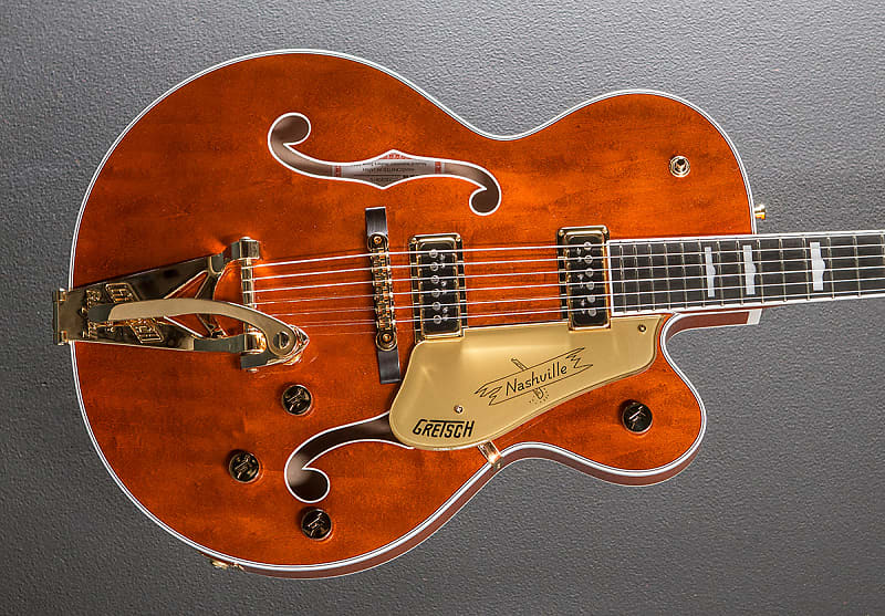 Электрогитара G6120TG-DS Players Edition Nashville Hollow Body DS w/String-Thru Bigsby электрогитара gretsch g6120tg ds players edition nashville with dynasonics and bigsby roundup orange support small business