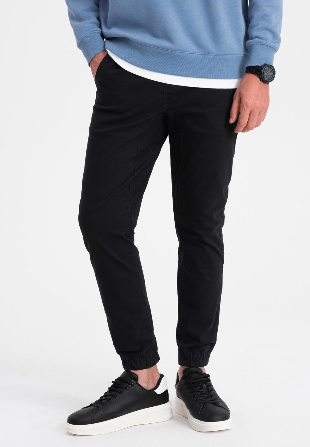 Спортивные брюки Ombre, черные цена и фото