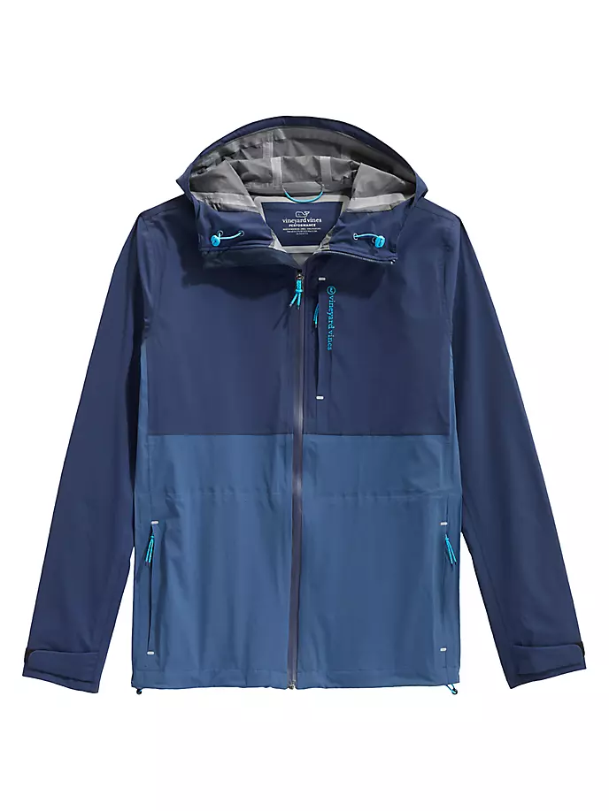 

Складной дождевик Vineyard Vines, синий