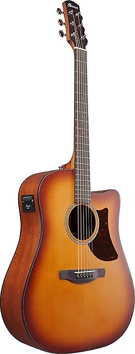 Акустическая гитара 2023 Ibanez AAD50CE-LBS Advanced Acoustic Light Brown Sunburst Low Gloss
