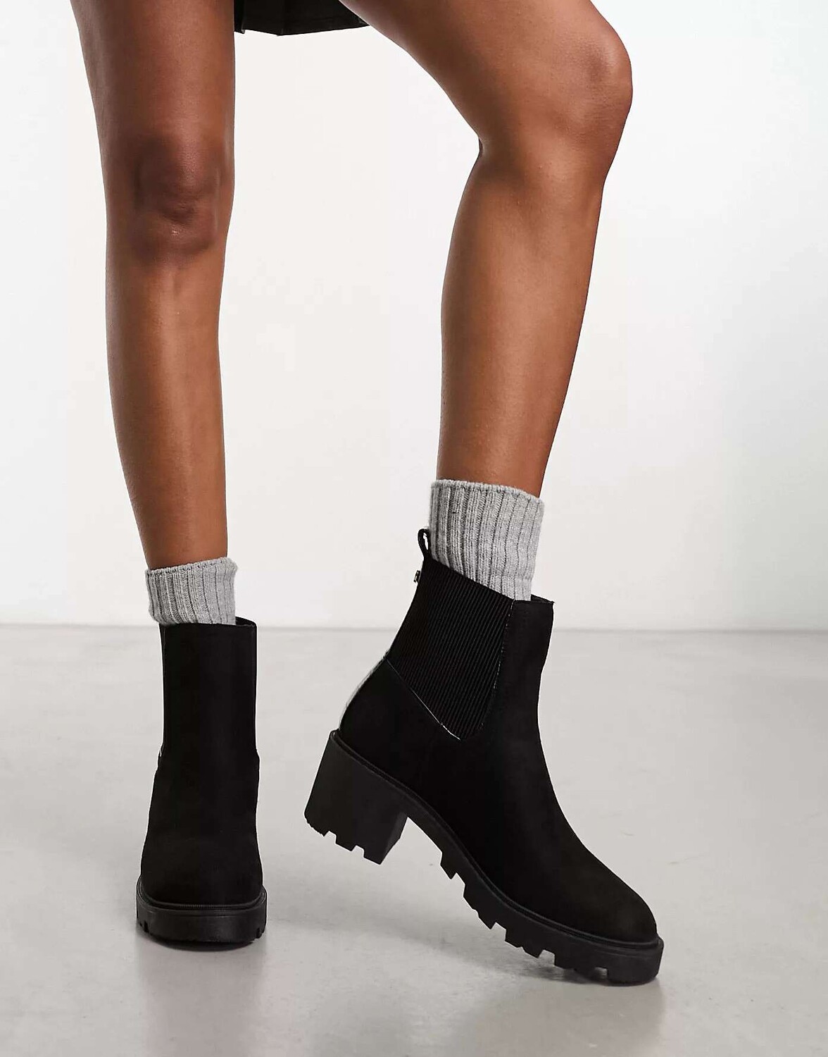 

Черные ботинки River Island, Черный