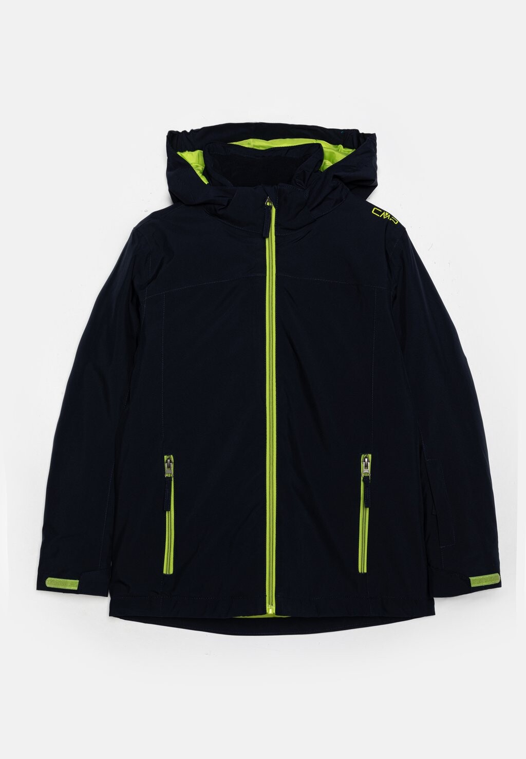 

Куртка для сноуборда Kid Snaps Hood Unisex CMP, цвет blue/acido