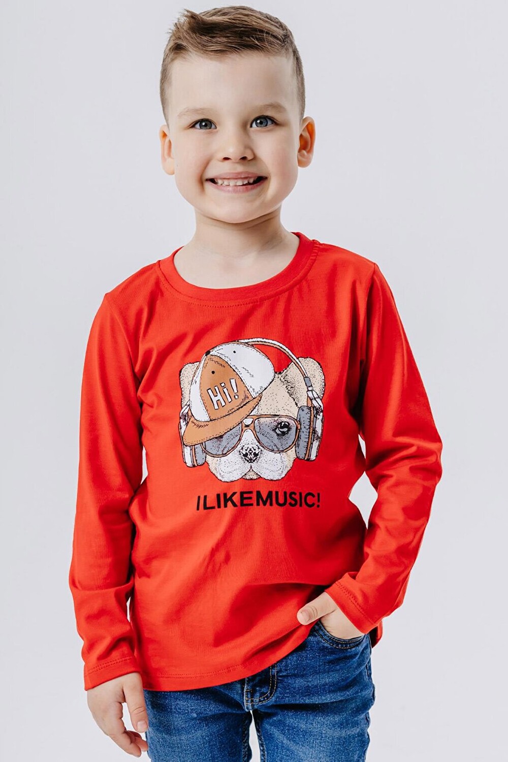 

Футболка с длинным рукавом для мальчика Cool Puppy Red (4–8 лет) Breeze