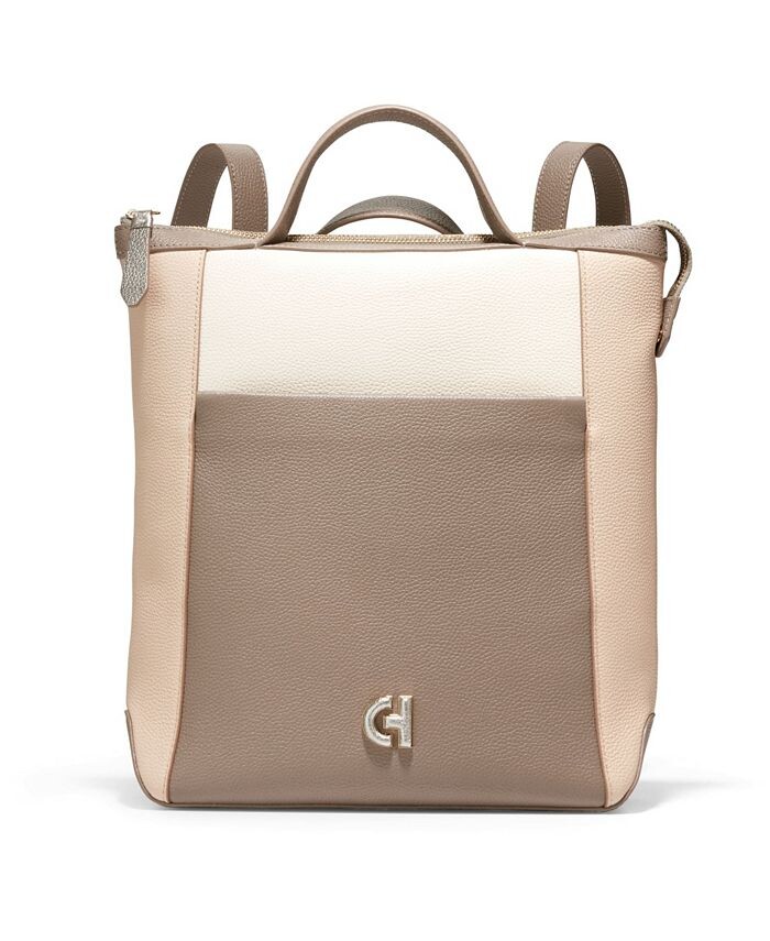 

Кожаный трансформируемый рюкзак Grand Ambition среднего размера Cole Haan, коричневый