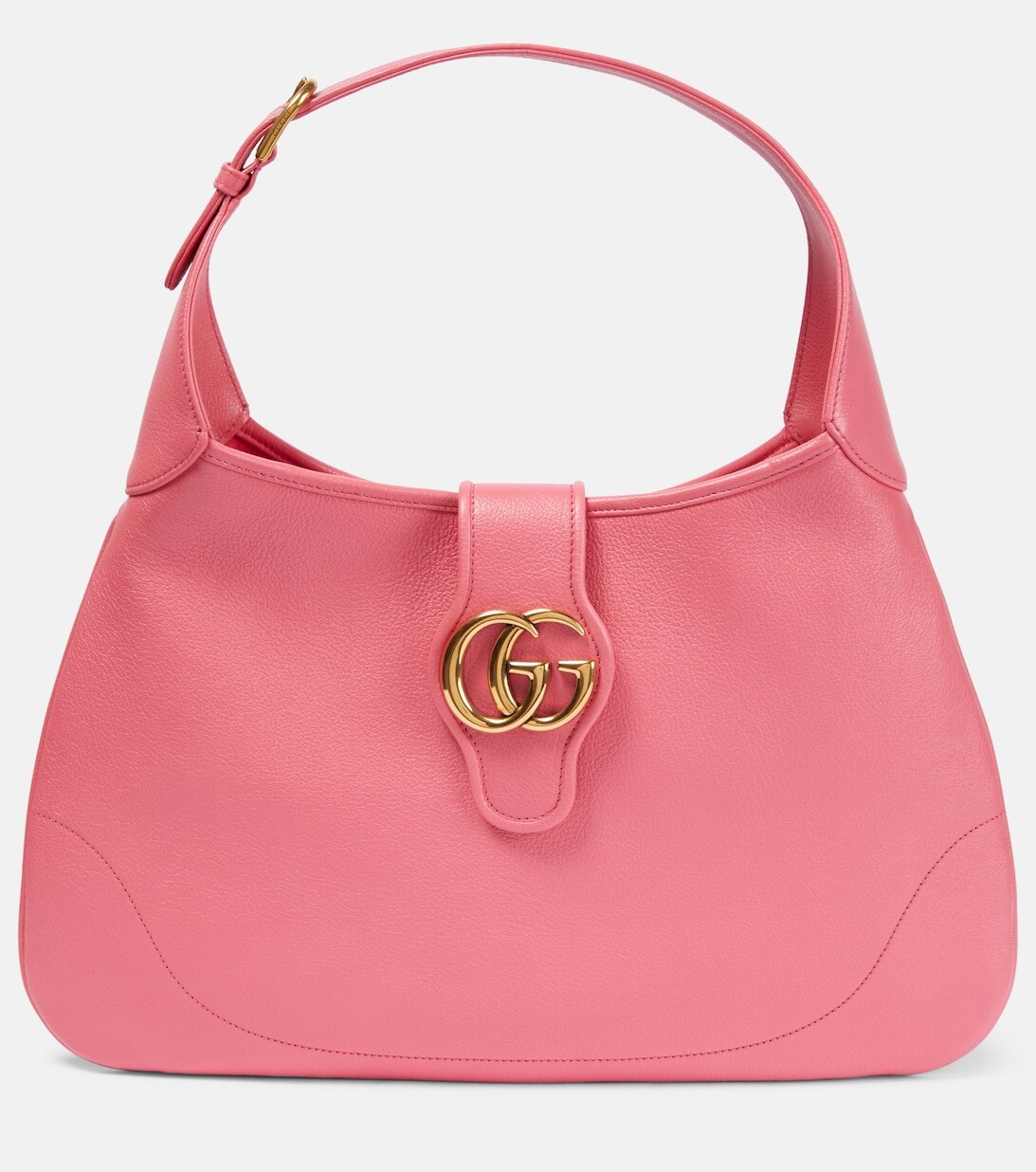 

Кожаная сумка через плечо Aphrodite среднего размера Gucci, розовый