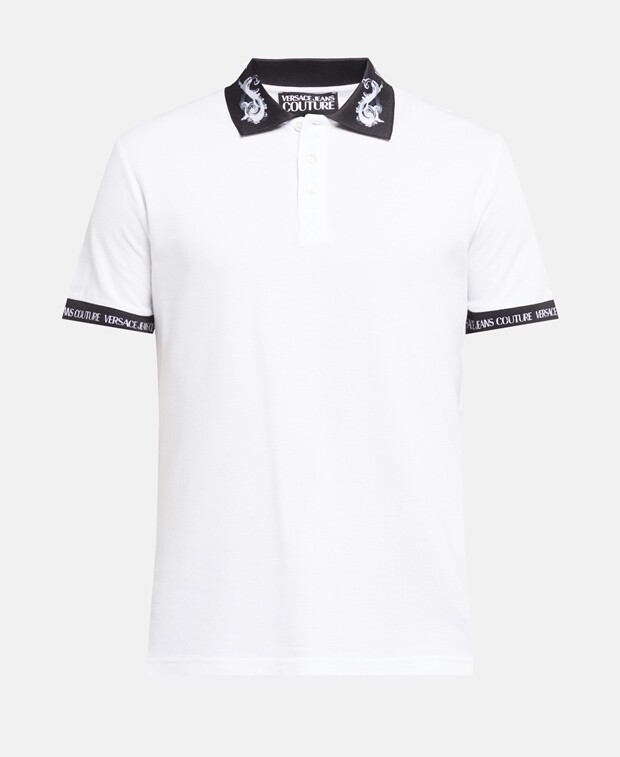 

Рубашка поло Versace Jeans Couture, белый