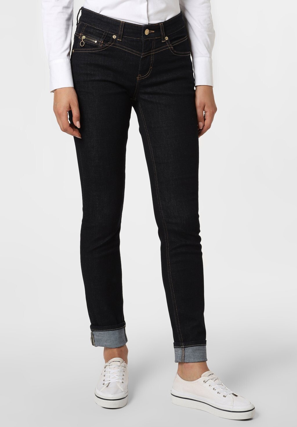 

Узкие джинсы MAC Jeans, темно-синий
