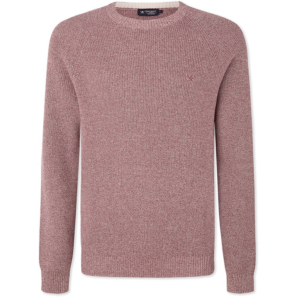 

Свитер Hackett Mouline Crew Neck, розовый