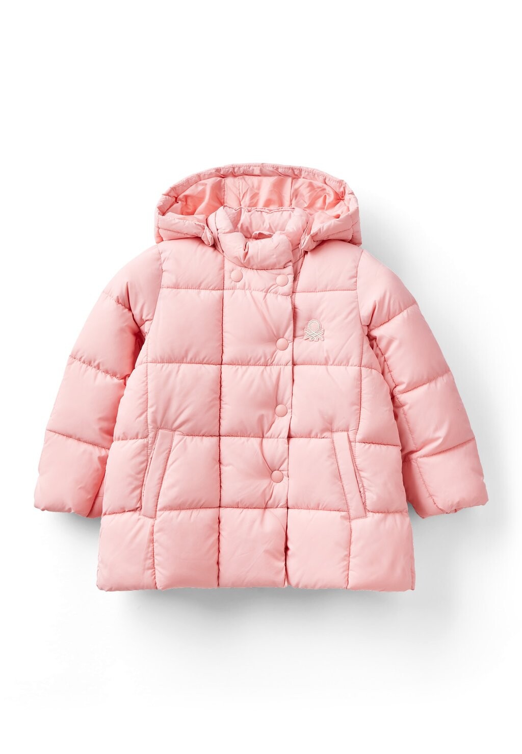 

Зимняя куртка With Detachable Hood United Colors of Benetton, розовый