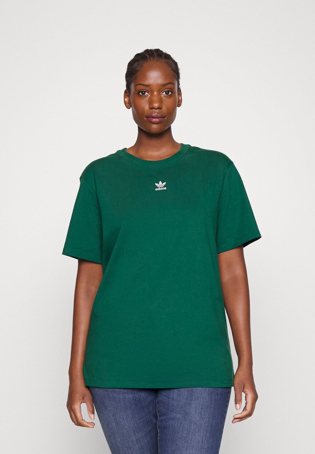 

Базовая футболка adidas Originals, темно-зеленый