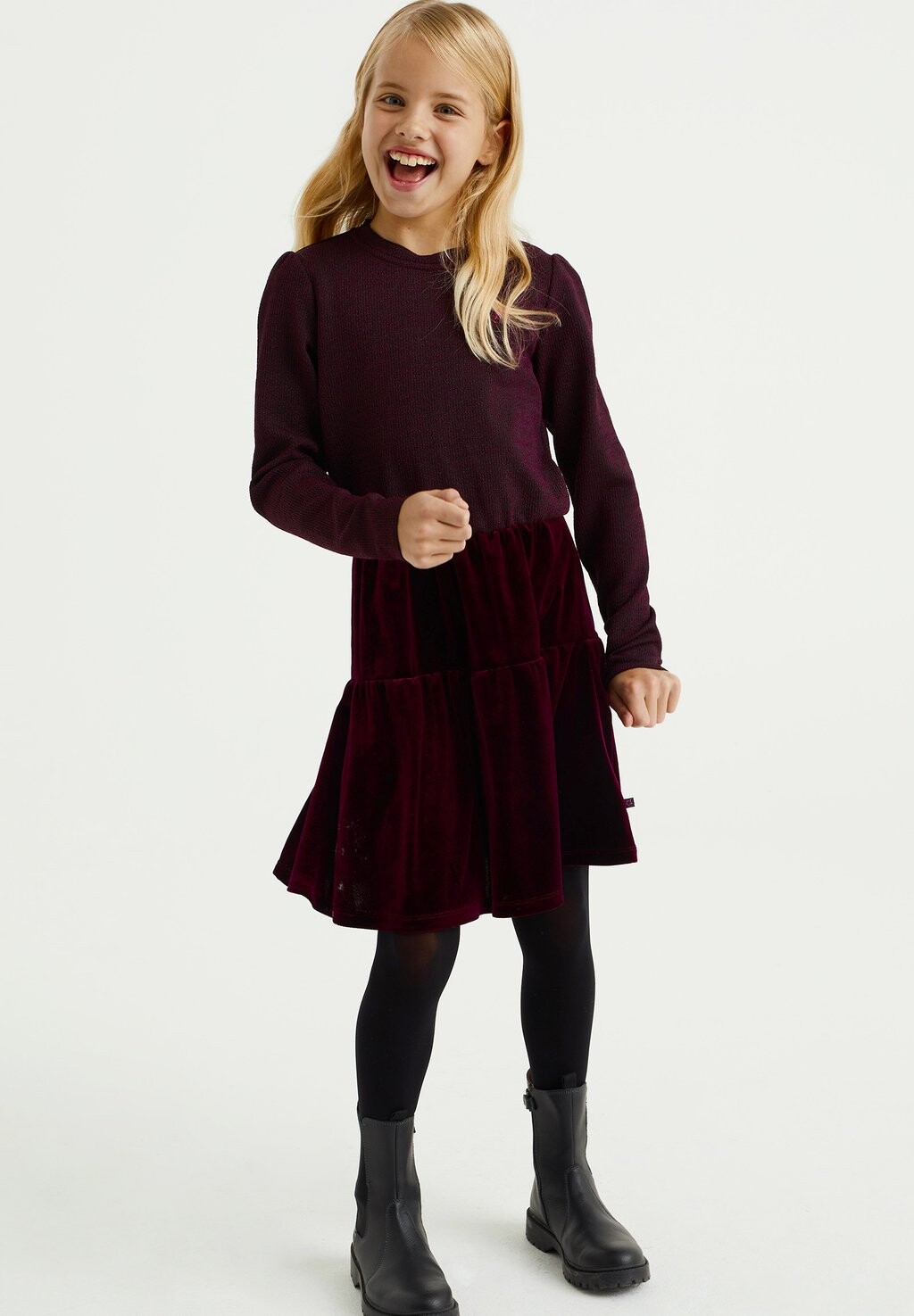 

Вечернее платье WE Fashion, фиолетовое, Черный