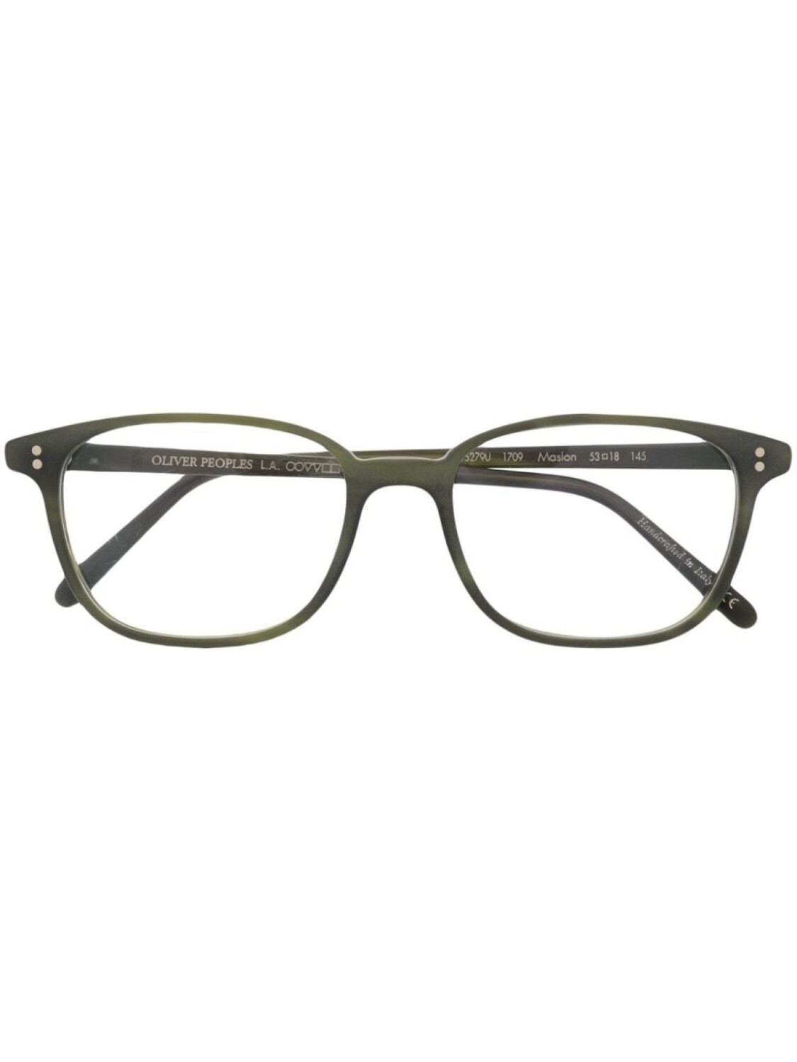 

Oliver Peoples очки Maslon в квадратной оправе, зеленый