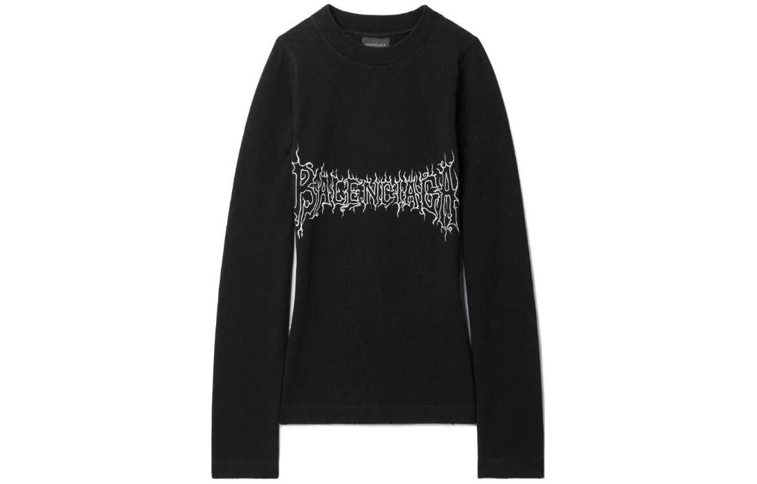 

Футболка женская Balenciaga, черный / белый