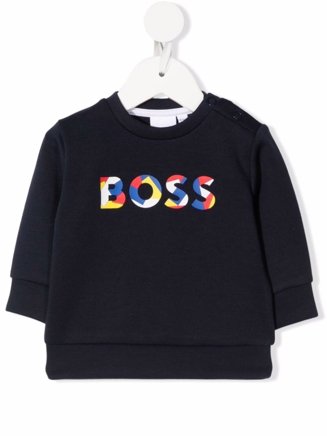

Толстовка с логотипом BOSS Kidswear, синий