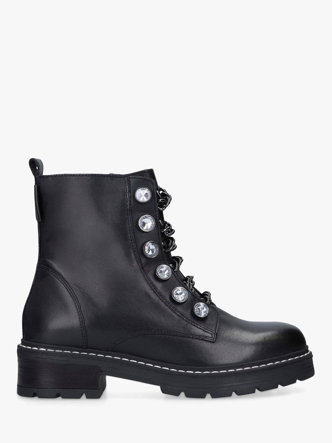 

Кожаные ботильоны Kurt Geiger London Bax, черные