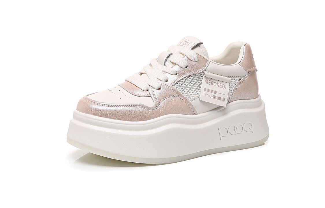 

Туфли женские повседневные Women's Casual Shoes Women's Pooq, цвет White Silver