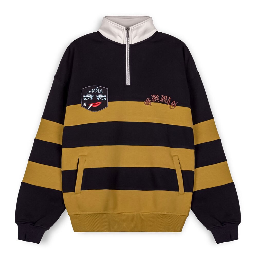 

Толстовка Grimey Fire Route Half Zip, желтый
