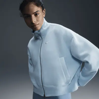 

Куртка Nike Sportswear Phoenix Fleece, цвет Glacier Blue/Sail