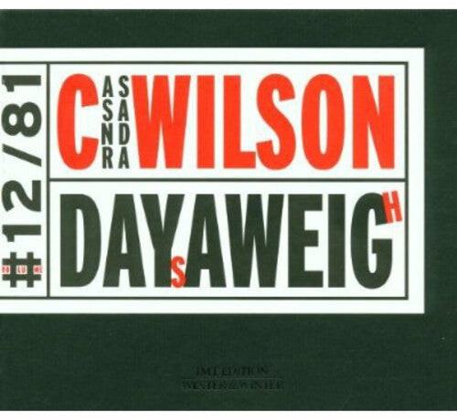 

CD диск Wilson, Cassandra: Days Aweigh