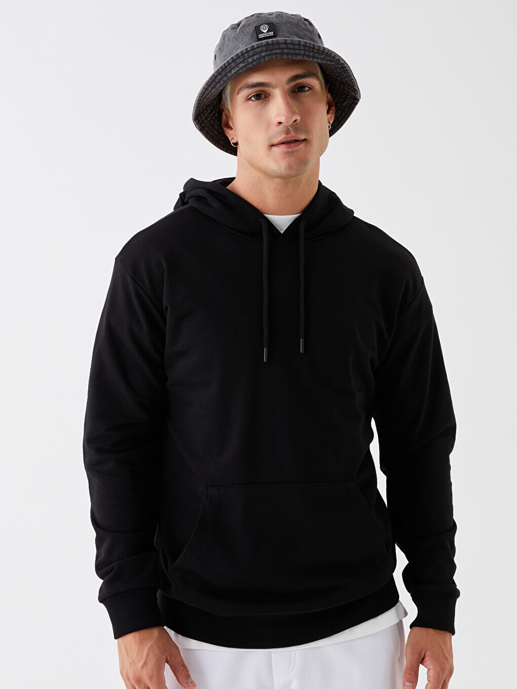 

Мужская толстовка с длинным рукавом LCW Casual, новый черный