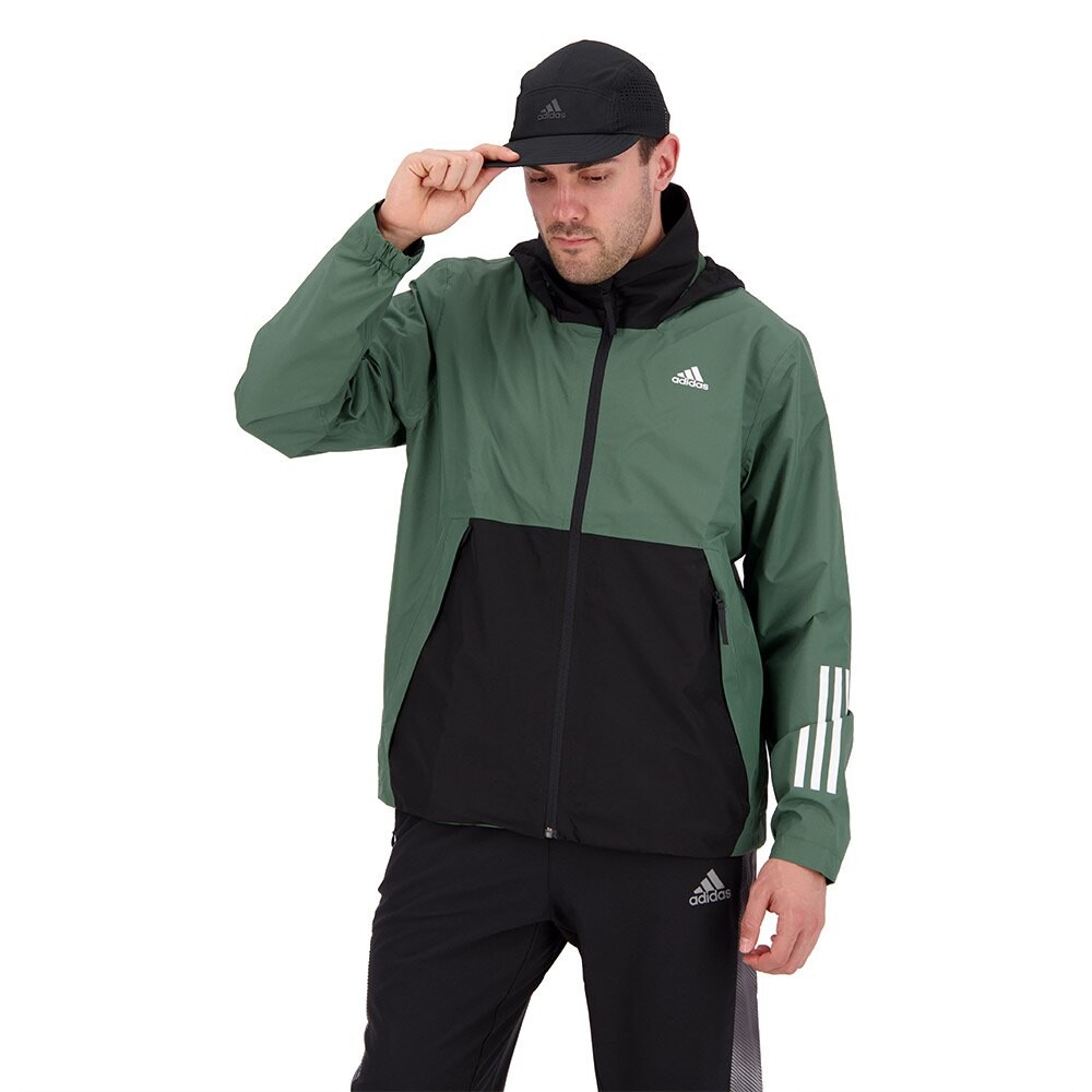 

Куртка adidas Basic 3 Stripes Rain.Rdy, зеленый