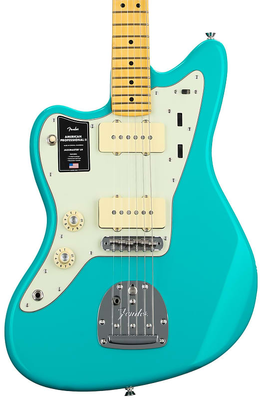 

Электрогитара Fender American Professional II Jazzmaster Left-handed - Miami Blue with Maple Fingerboard