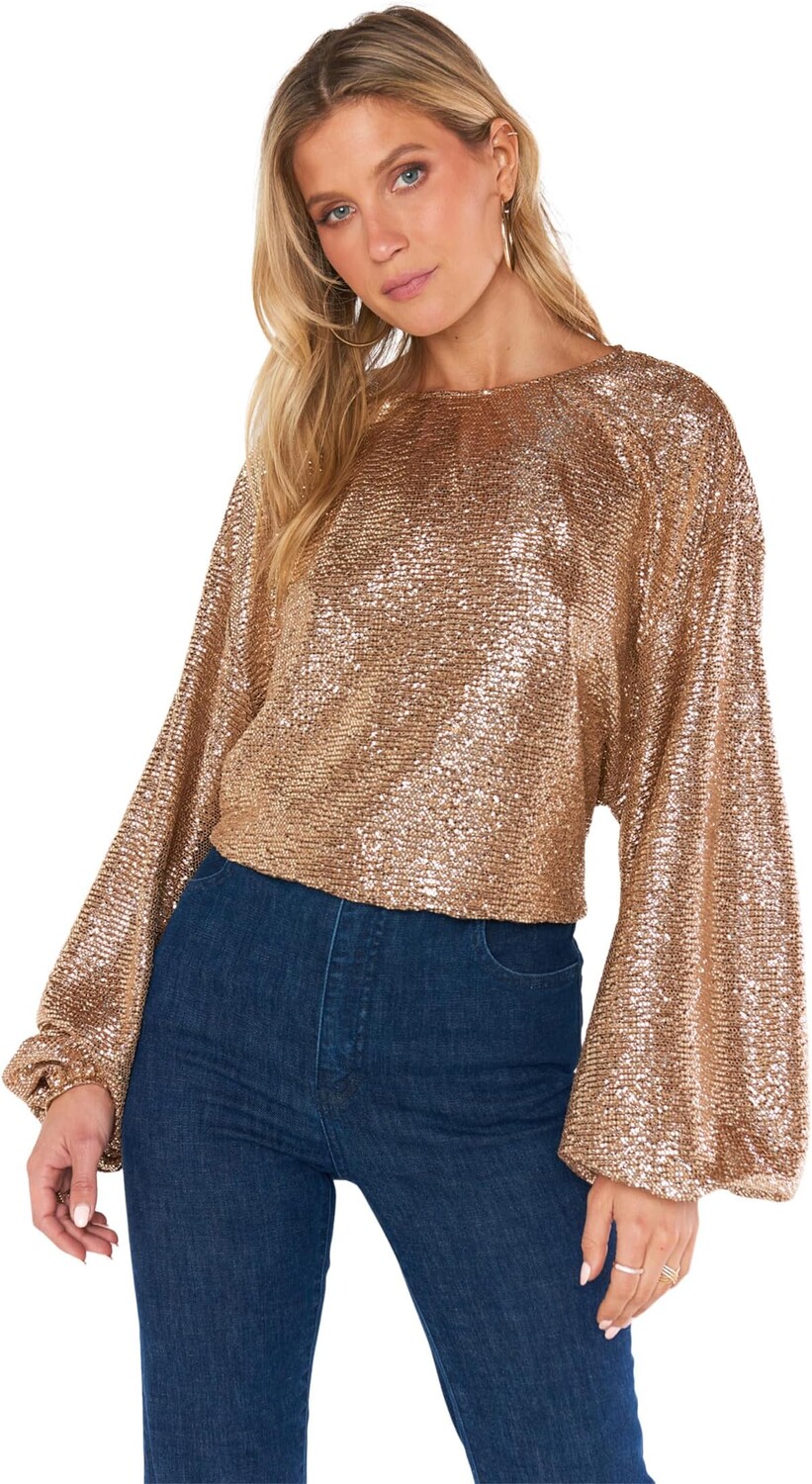 

Хорошие времена Топ Show Me Your Mumu, цвет Tan Confetti