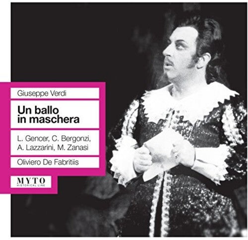 

CD диск Verdi / Gencer / Bergonzi / Lazzarini / Fabritis: Un Ballo in Maschera