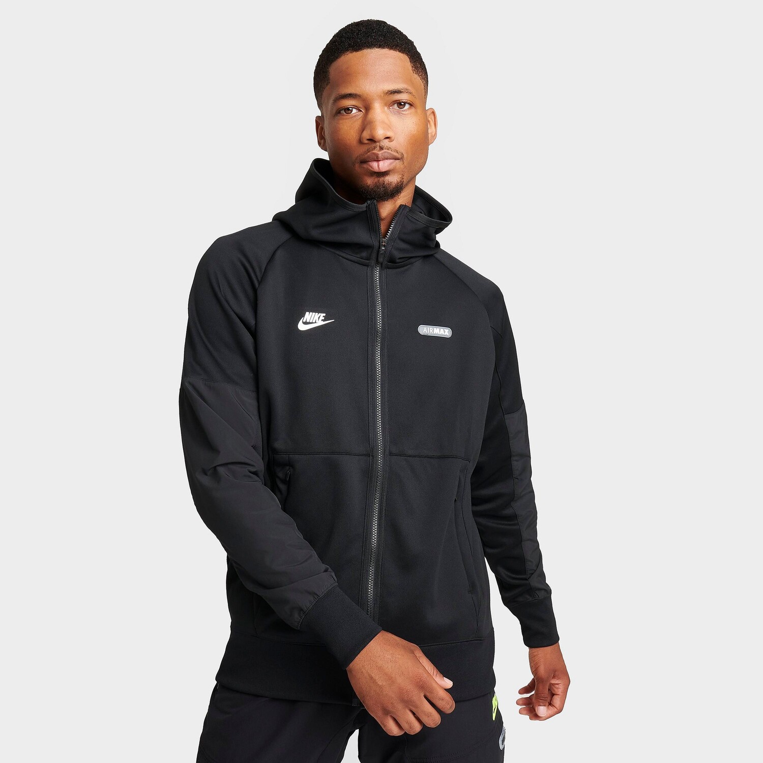 

Мужская худи с молнией во всю длину Nike Sportswear Air Max, черный
