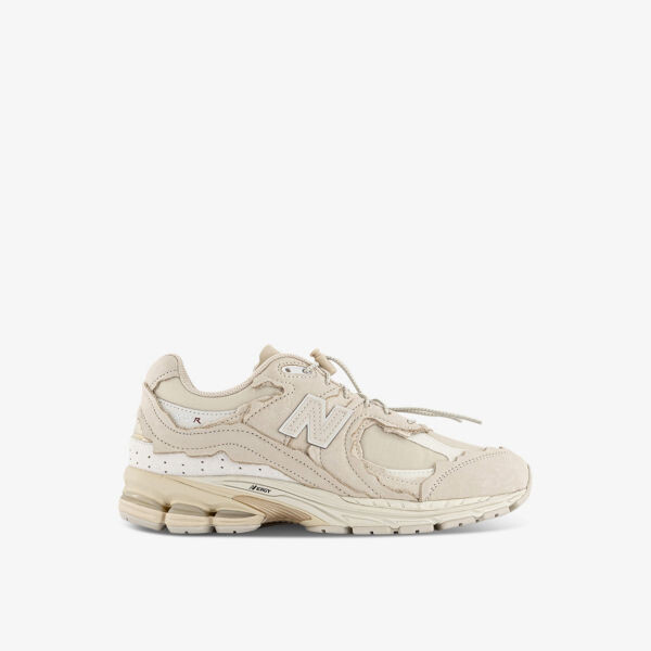 

Кожаные низкие кеды 2002 Protection Pack с вышивкой New Balance, бежевый