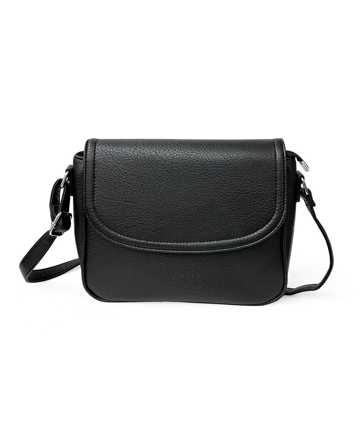 Женская сумка через плечо с передним клапаном NICCI, черный