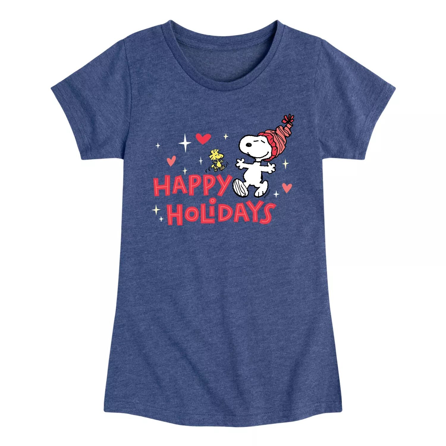 

Футболка Peanuts Snoopy «Happy Holidays» для девочек 7–16 лет Licensed Character