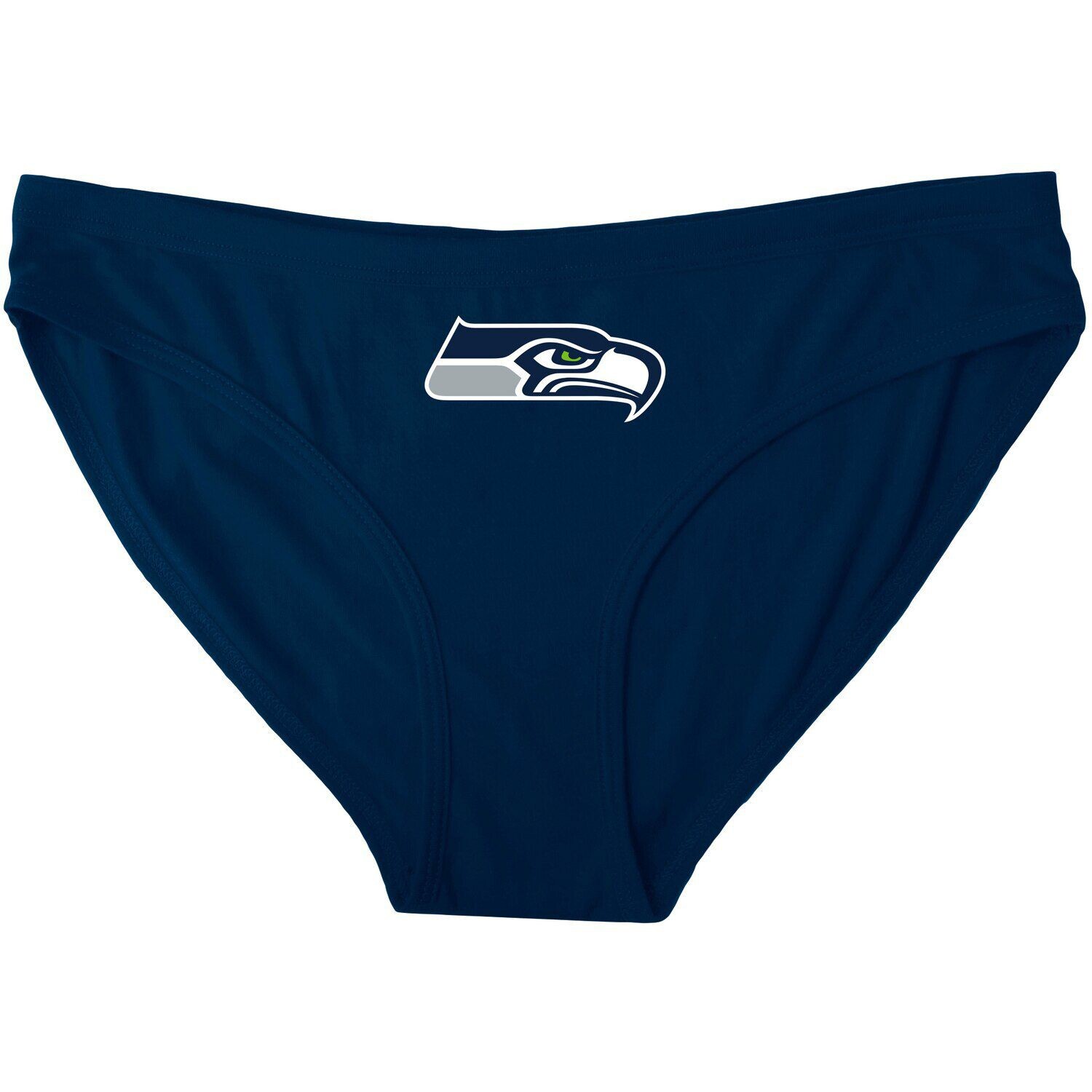 

Женские однотонные трусики с логотипом Concepts Sport College Seattle Seahawks