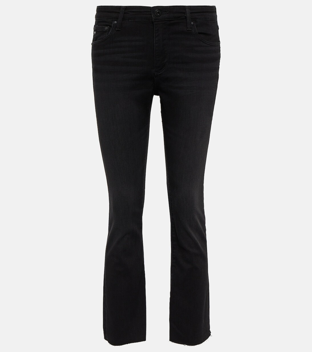 

Укороченные джинсы Jodi с высокой посадкой AG JEANS, черный