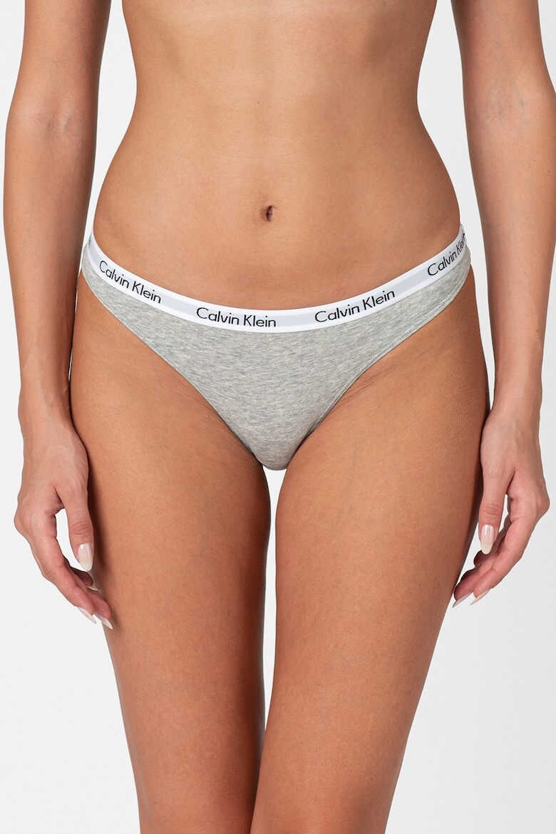 

Бикини с логотипом на талии - 3 пары Calvin Klein, черный