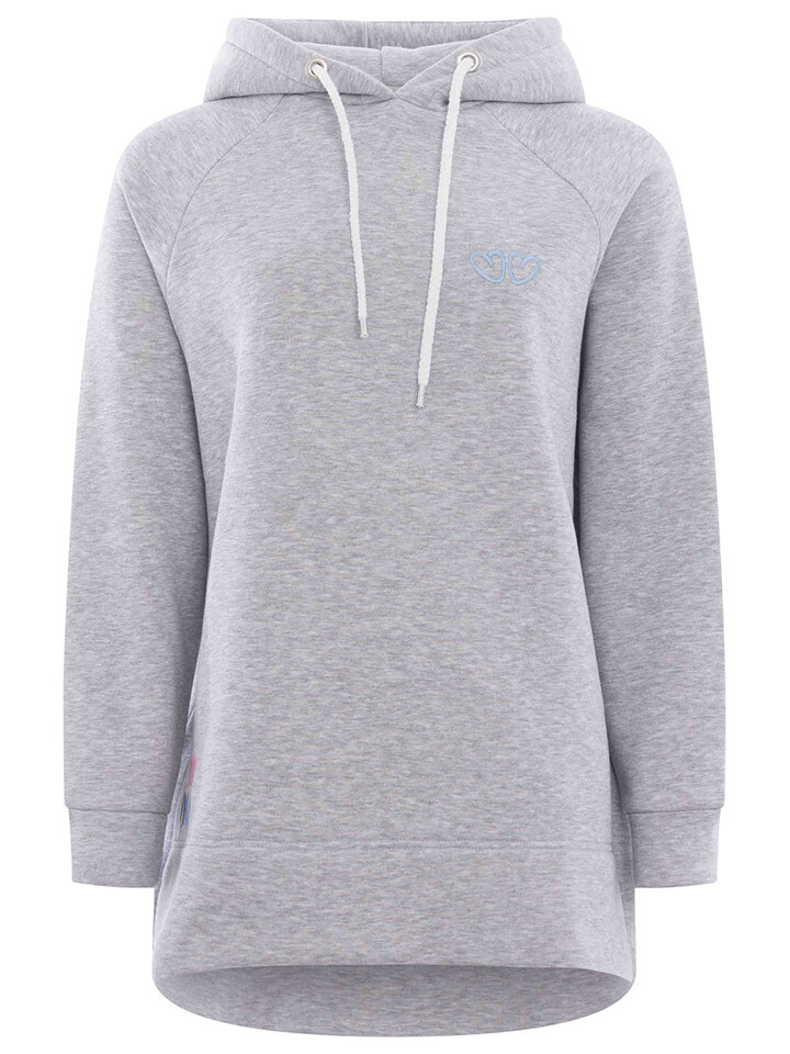 

Толстовка Zwillingsherz Hoodie Amour, серый