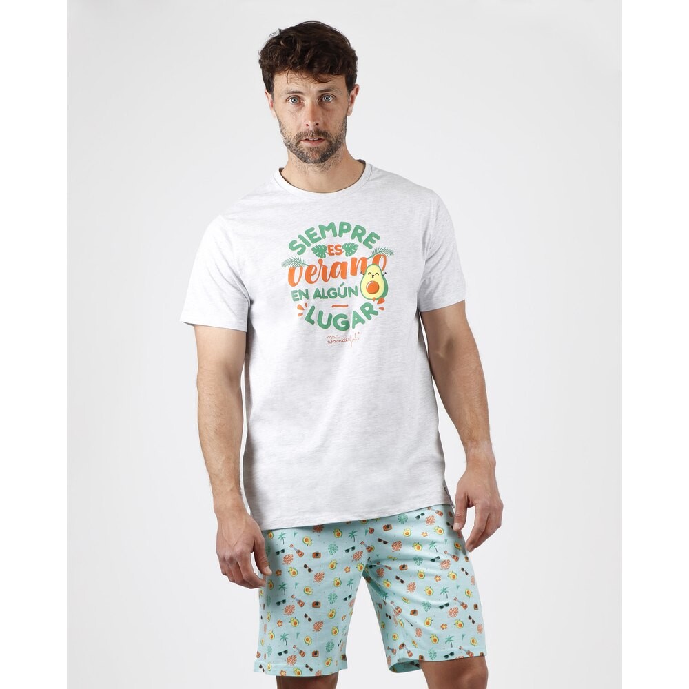 

Пижама Mr. Wonderful It´s Always Summer, серый