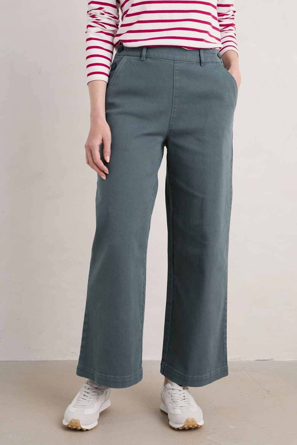 

Широкие брюки Cornwall Tall Hannafore Seasalt, серый
