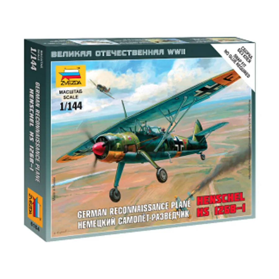 

Немецкий самолет-разведчик - Henshel HS 126B-1, Art of Tactic Miniatures (1:144)